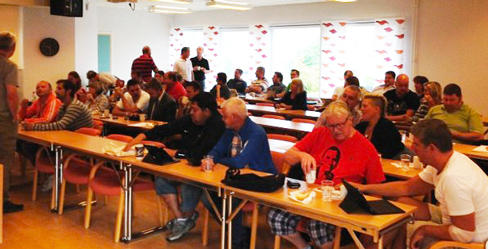 Drygt 40 fackliga representanter samlades i Kristinehamn för att lägga upp valarbetet för ett regeringsskifte i september. 